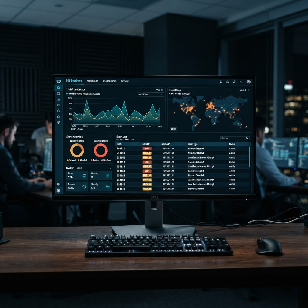 Sentinel — A real-time threat monitoring dashboard for security operations teams
